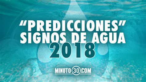 Predicciones 2018: Signos de Agua
