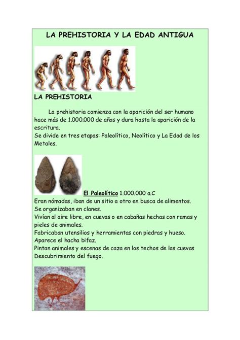 Prehistoria resumen pdf