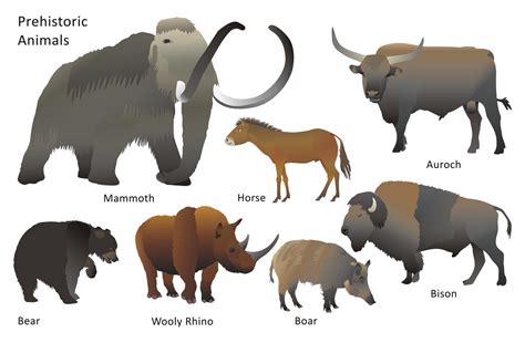 Prehistoric Animals | Illustration by Karen Nichols ...