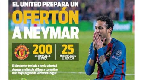 Prensa de Barcelona: ofertón por Neymar y confesiones de ...