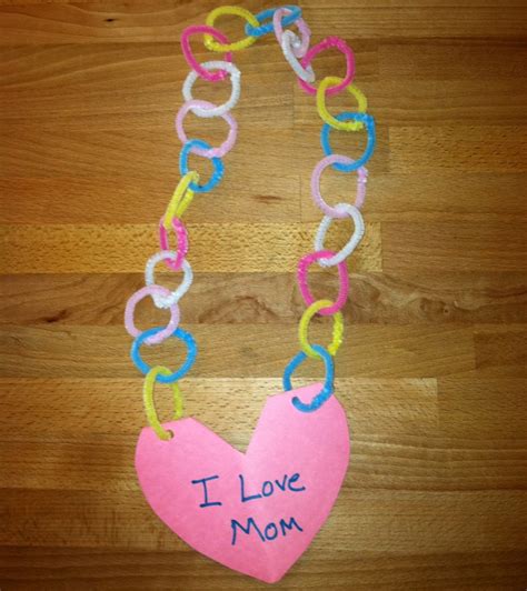 Preschool Crafts for Kids*: Mother s Day Necklace Card ...