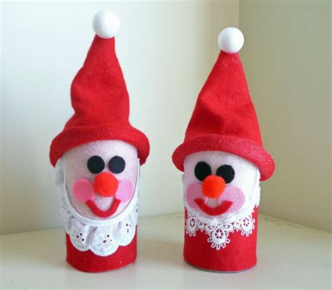 Preschool Crafts for Kids*: Toilet Roll Santa Christmas Craft