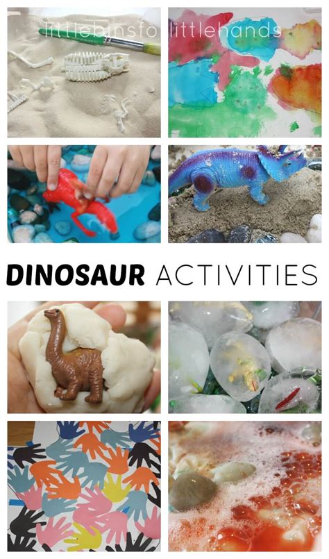 Preschool Dinosaur Activities Sensory Play Ideas