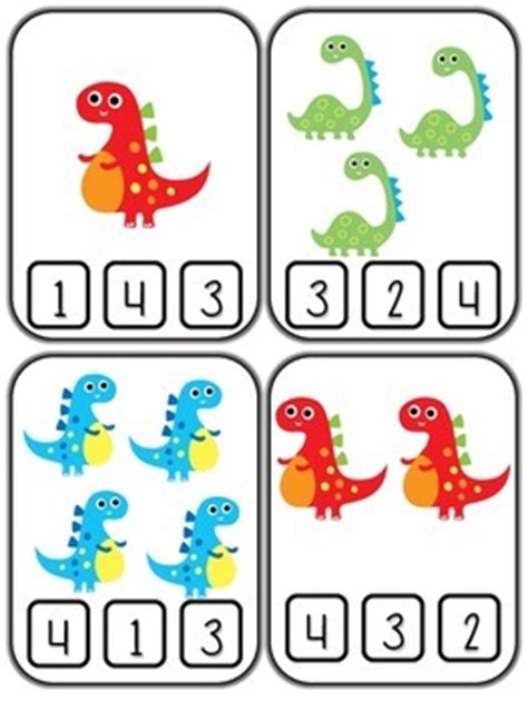 Preschool Dinosaur Math Activity | Preschool dinosaur ...