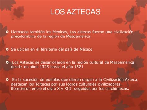 Presentacion cultura azteca