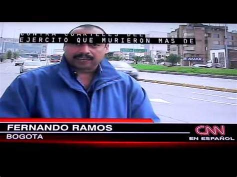 Presentador de CNN en Espanol Camilo Egana en su primer ...