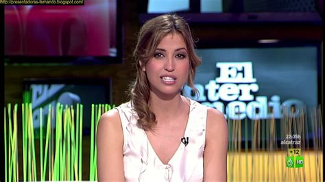 Presentadoras Fernando: Sandra Sabates El Intermedio 7/3/2012