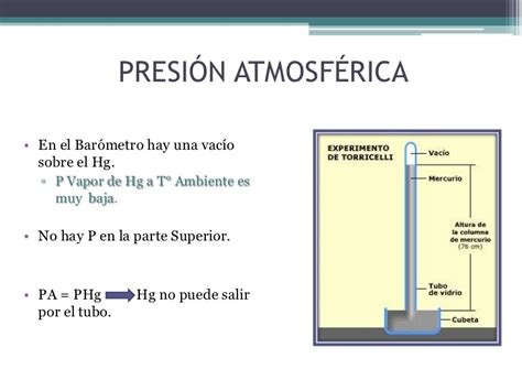 Presión atmosférica e hidrostática