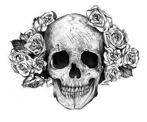 Pretty Lady Scull | Tattoo Sketches | Pinterest | Tattoo