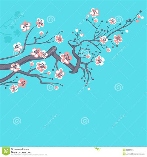 Primavera Japonesa, Flores De Cerezo. Imagenes de archivo ...