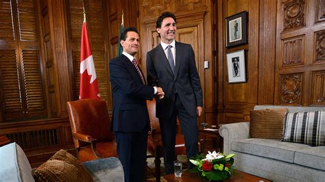 Prime Minister Justin Trudeau meets with Mexican President ...