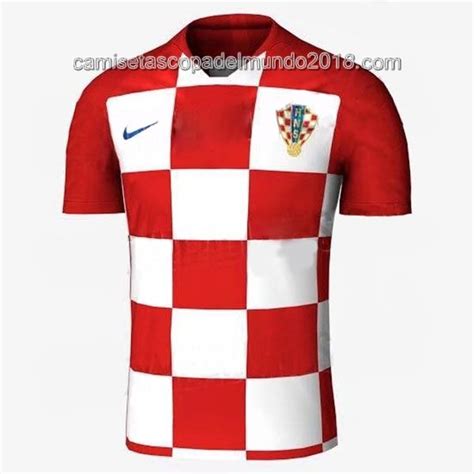 Primera Camiseta Seleccion Croacia Mundial 2018 ...