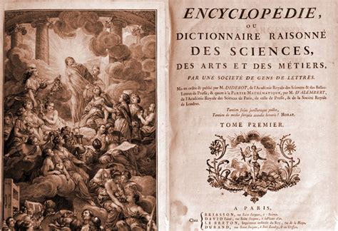 Primera Enciclopedia De Diderot Origen Y Autores De La ...
