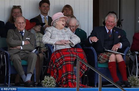 Prince Philip and Queen lead royal party at Braemar ...