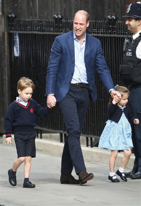 Prince William brings and Charlotte to visit newborn