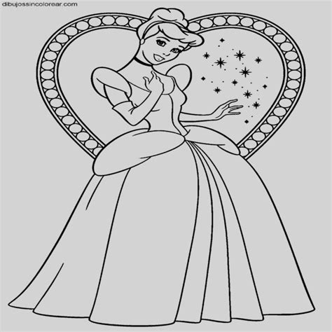 Princesa Para Colorear Dibujos De Princesas Disney E ...