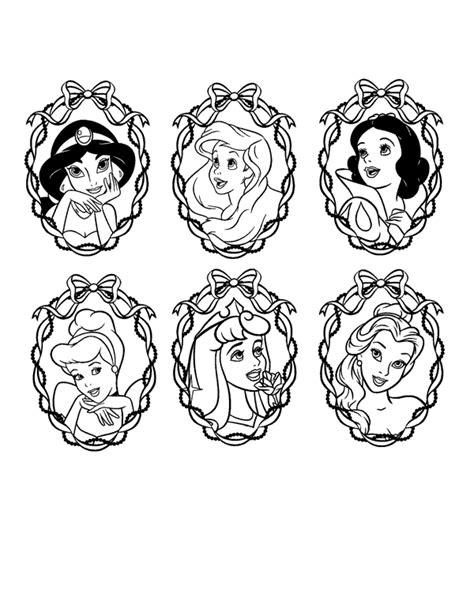 Princesas Disney: Dibujos para colorear de  Las Princesas ...