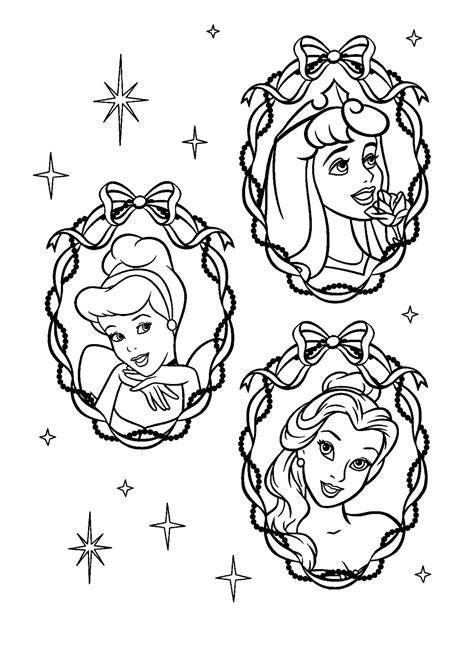 Princesas Disney: Dibujos para colorear   Princesas Disney ...