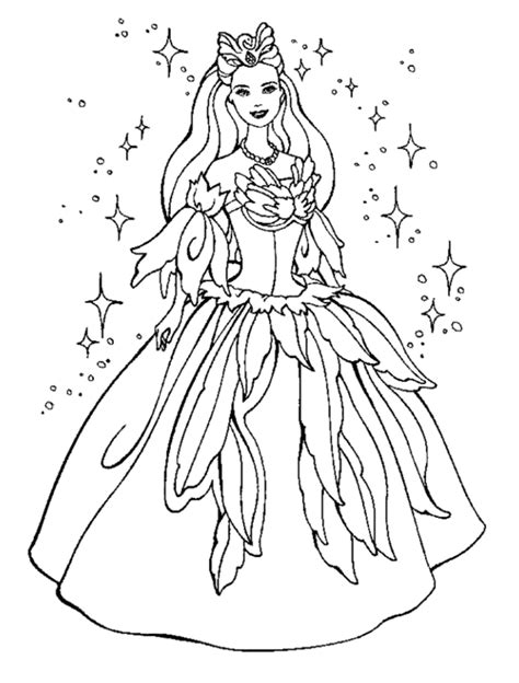 Princess Coloring Page | Coloring Ville