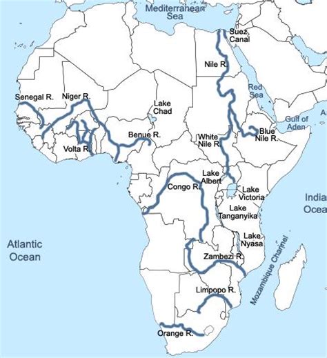 Principales ríos de África con mapa   unComo