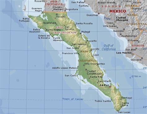 Principali tappe di un viaggio in Baja California  Messico