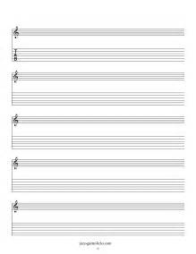 Printable blank staves and tabs   Free music sheet | music ...