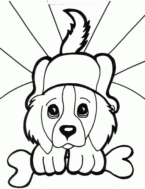 Printable Dogs Coloring Pages To Kids