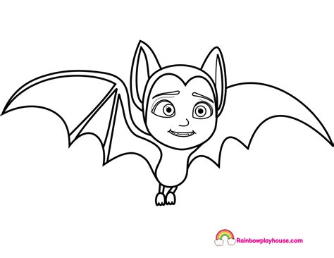 Printable Vampirina Bat Coloring Page | Vampirina ...