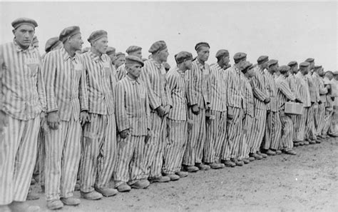 Prisoners at roll call in Buchenwald concentration camp ...