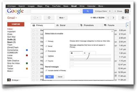 Probando la nueva bandeja de entrada de Gmail » Enrique Dans