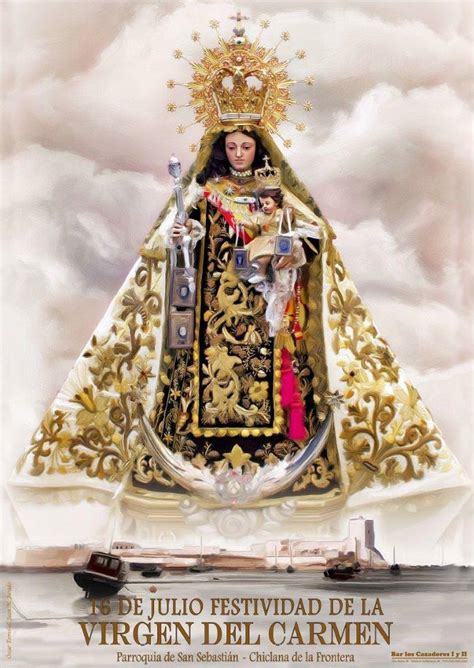 Procesión de la Virgen del Carmen   Chiclana 2016   Chiclana