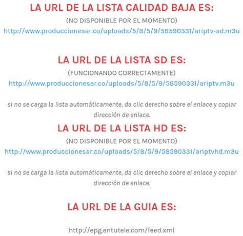 Produccionesar: Lista M3U de canales latinos Gratis!!