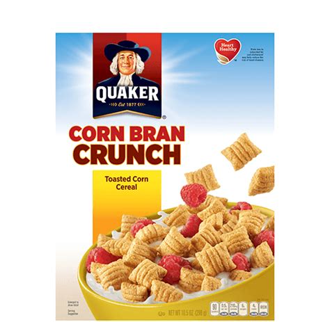Product: Cold Cereals   Quaker Crunchy Corn Bran Cereal ...