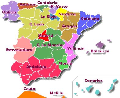 profeshispanica: Organización territorial del Estado Español