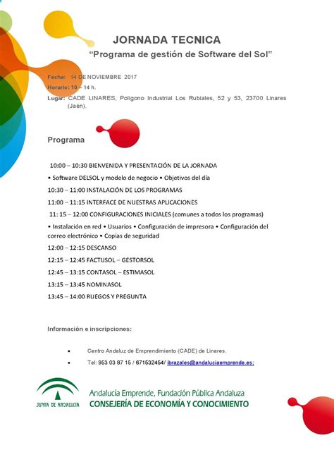 Programa de Gestión de Software del Sol   Andalucía ...