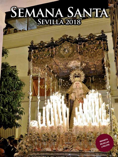 Programa de Mano  Semana Santa de Sevilla 2018 . Horarios ...