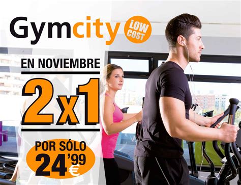 Promoción en gimnasio low cost Valencia, Gymcity.