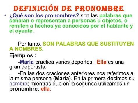Pronombres y sus tipos  tema 7, 2013