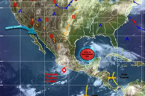 Pronóstico del tiempo en México para lunes 15 de junio del ...