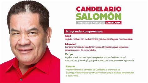 Propuestas de Candelario Salomón candidato a Presidente ...