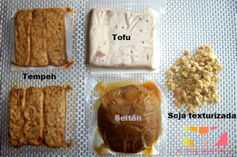 PROTEINAS VEGETALES: tofu, tempeh, soja texturizada y ...