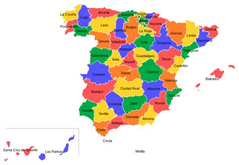 Provinces of Spain   Wikipedia
