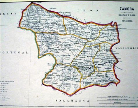 Provincia de Zamora > Mapas . Frame | Grabados, Mapas ...