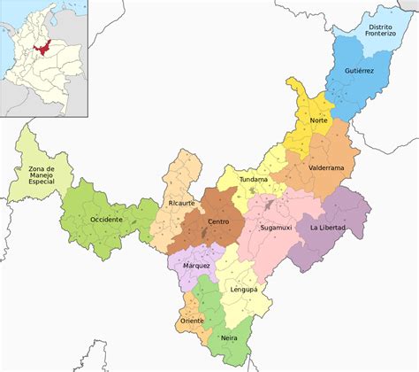 Provincias de Boyacá   Wikipedia, la enciclopedia libre