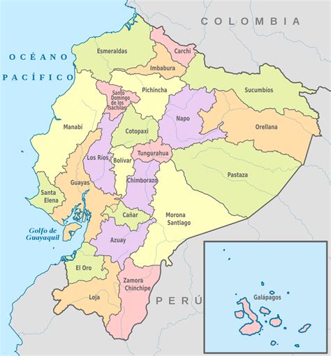 Provincias de Ecuador   Wikipedia, la enciclopedia libre