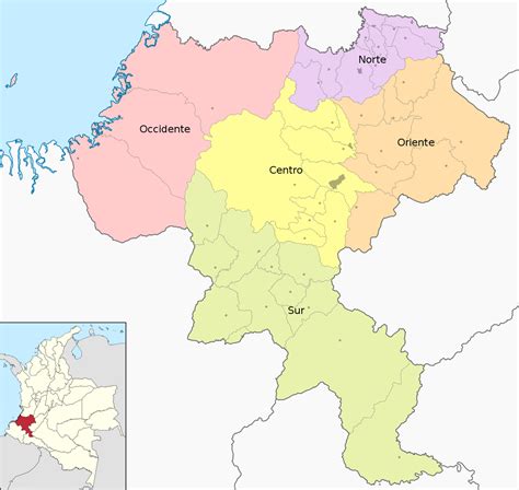 Provincias del Cauca   Wikipedia, la enciclopedia libre