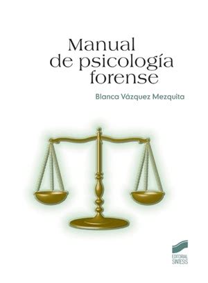 Psicología Forense:  Manual de psicología forense