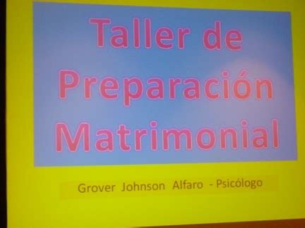 PSICOLOGOS PERU: TALLER DE PREPARACION MATRIMONIAL