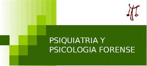 PSICOSYSTEM: Psiquiatría y psicología forense