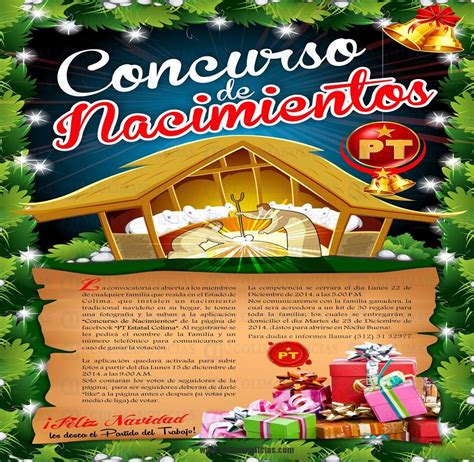 PT convoca a Concurso de Nacimientos Navideños | Colima ...